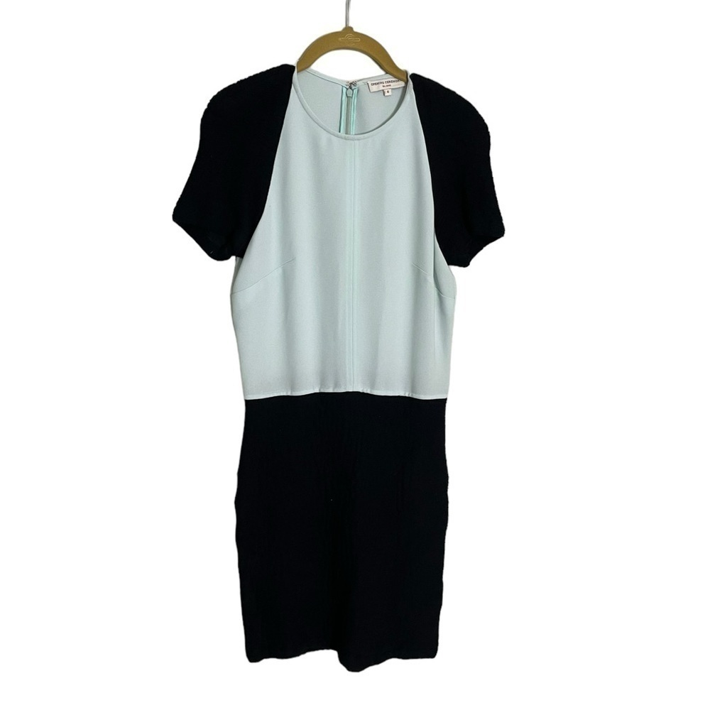 Opening Ceremony Colorblock Mixed Media Dress 6